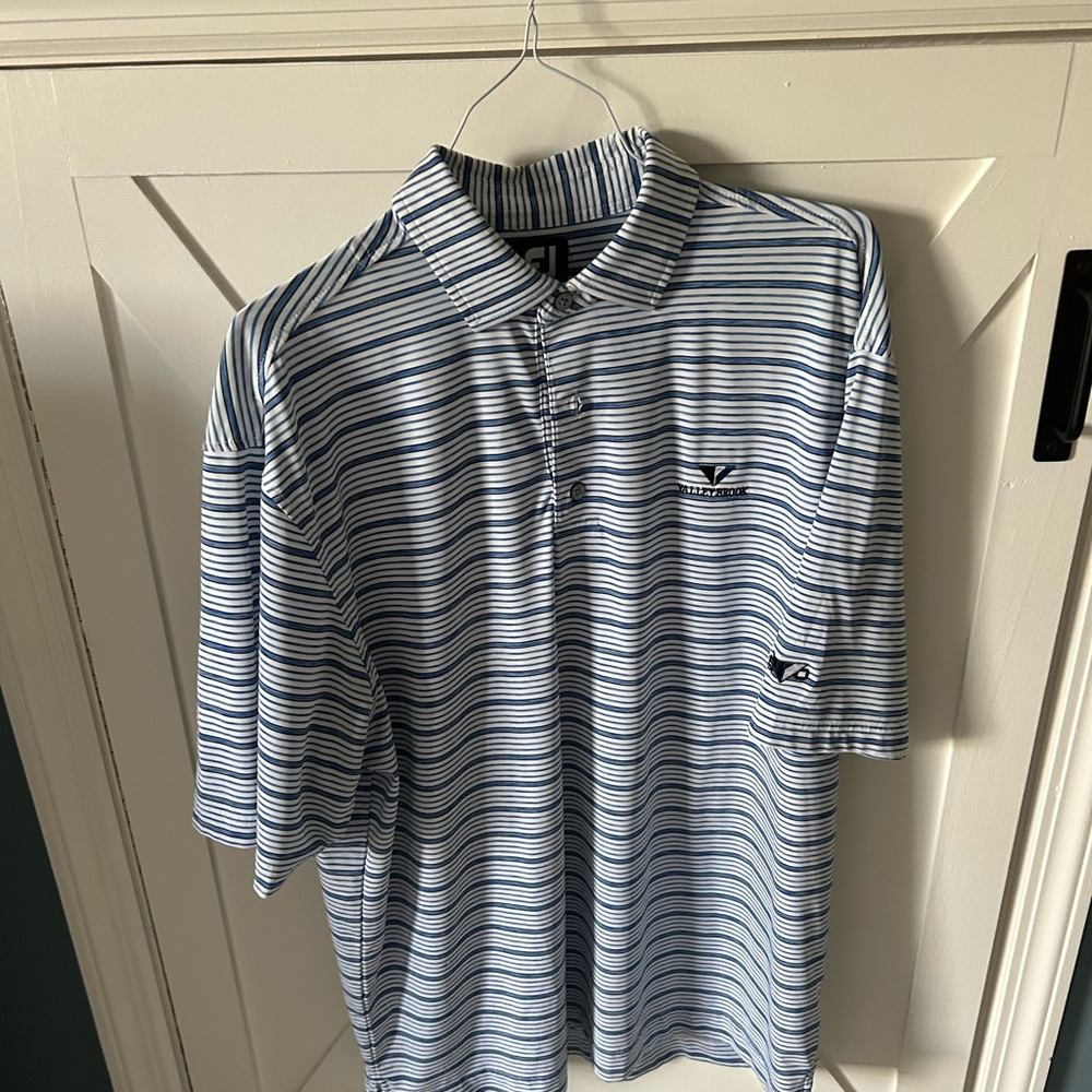Men’s foot Joy striped golf polo shirt